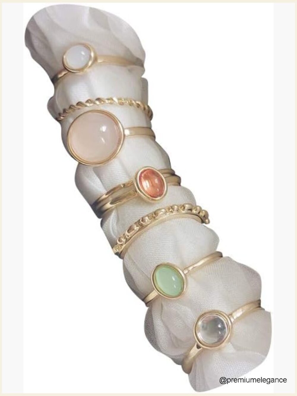 Vintage Stackable Midi Knuckle Ring Set - 19 Pieces
